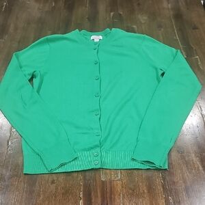 J Crew Classic Green Women's Cardigan